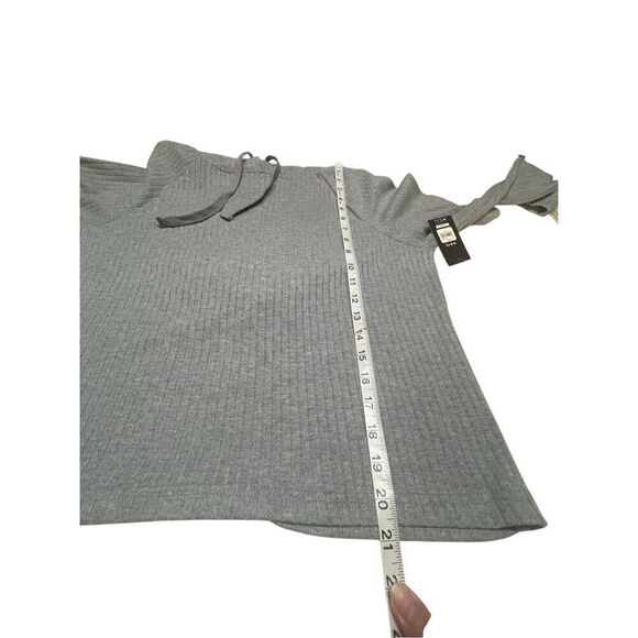 Athletic Works Gray Ribbed Hoodie Sz M 8-10 NWT - Picture 7 of 8
